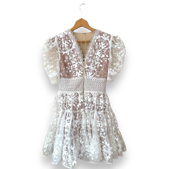 Bronx and Banco Megan Mini Dress in White Blanc Small Women’s - Picture 8 of 11